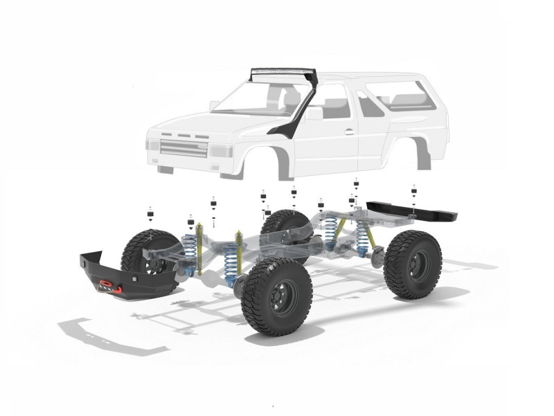Nissan_terrano_wd21_Body_lift_kit_.Zona_Lift_590_